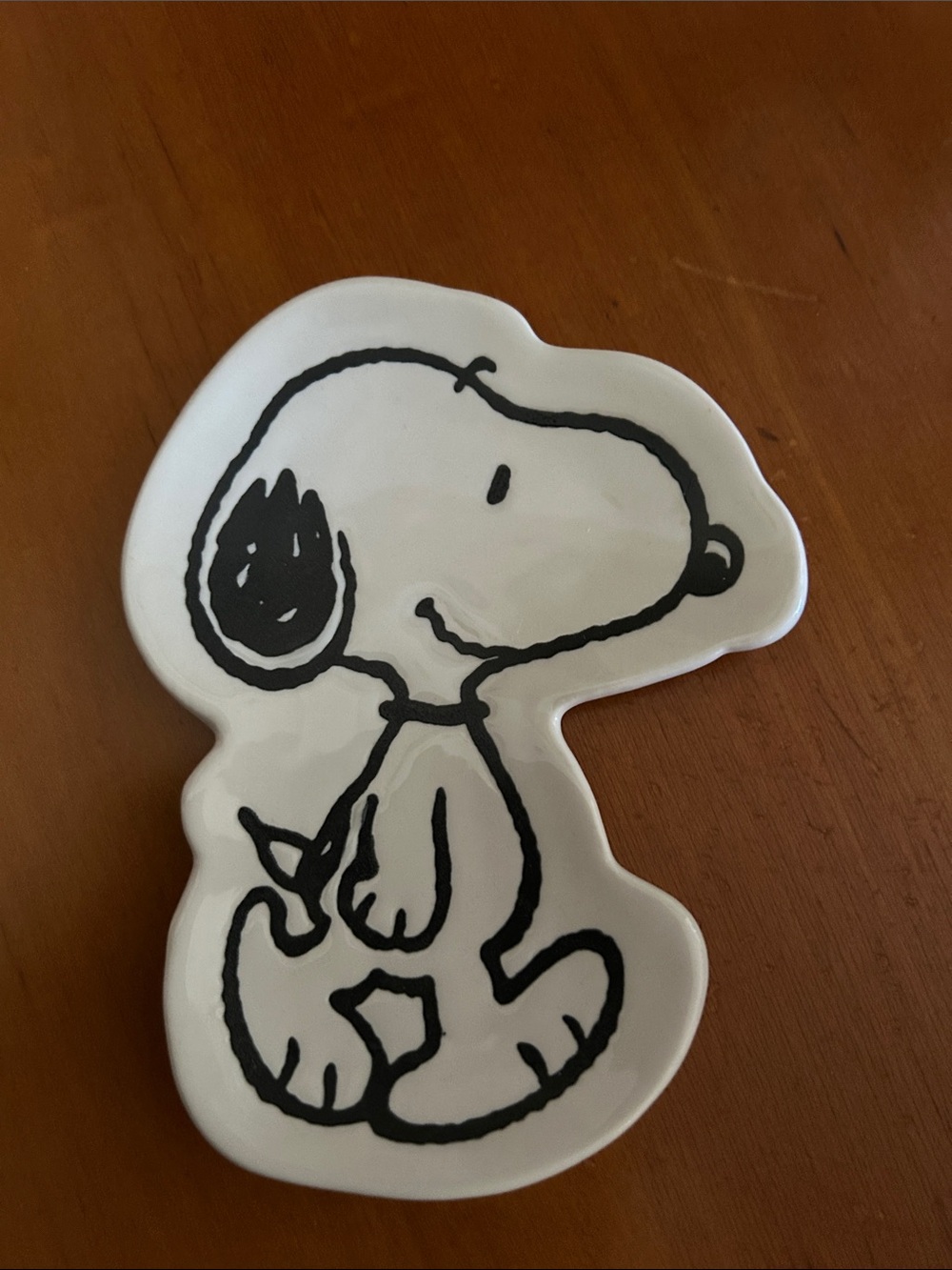 Peanuts Snoopy Spoon Rest- White and Black